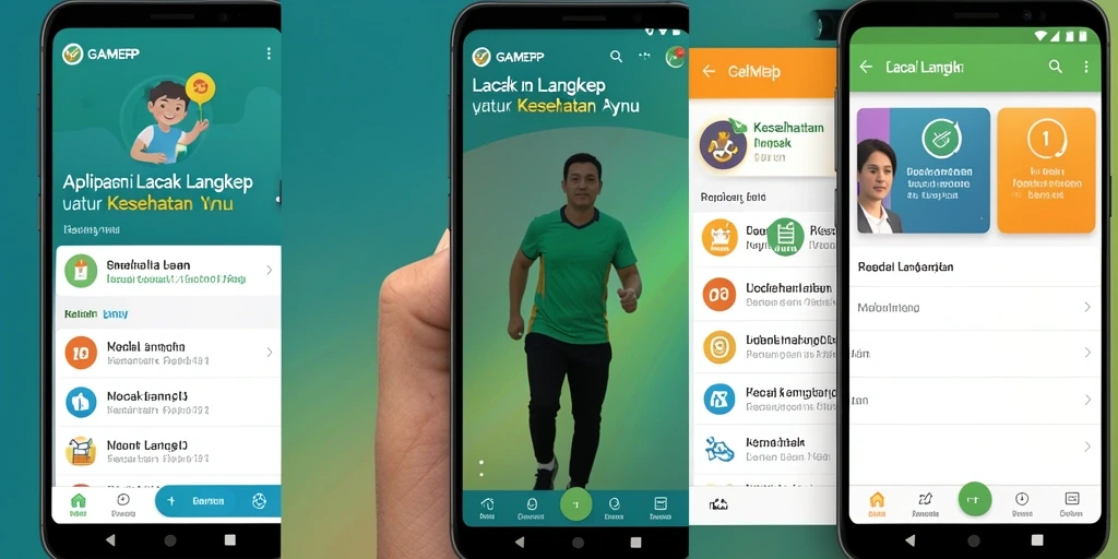 Screenshot antarmuka pengguna GAMERP yang menarik dan informatif.