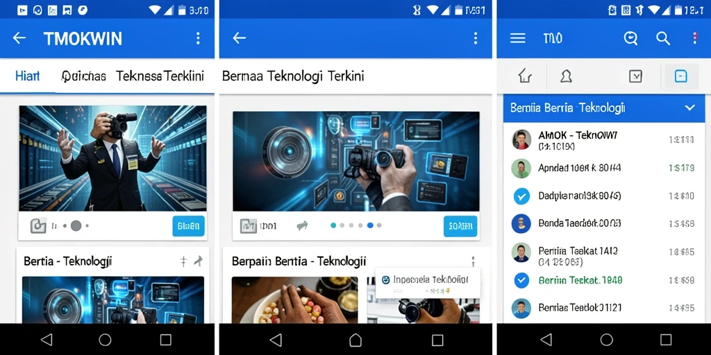 Tampilan antarmuka aplikasi TMOKWIN yang modern dan intuitif.