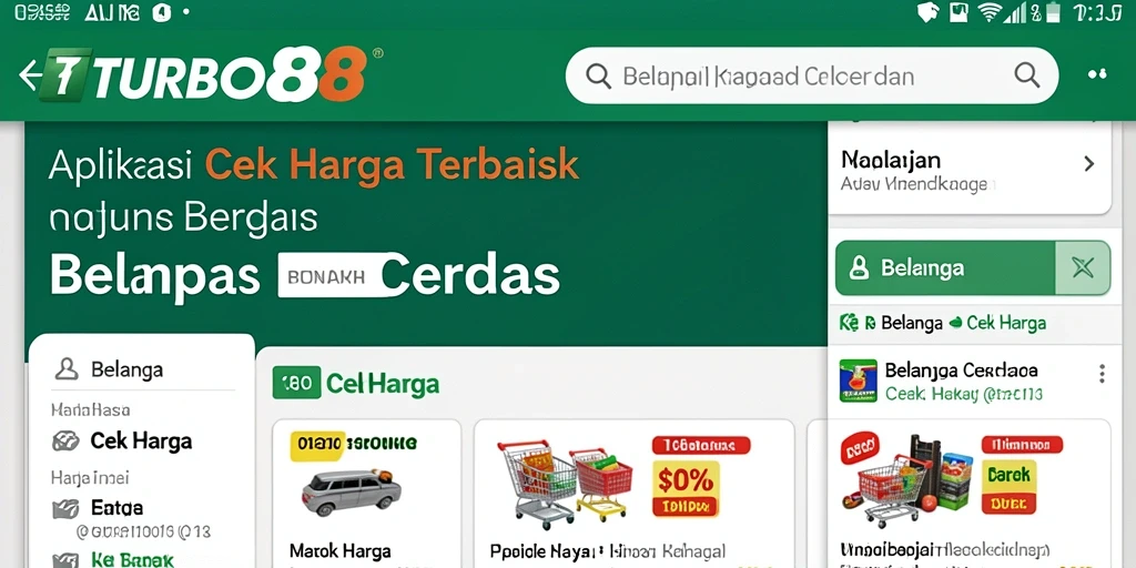 Antarmuka TURBO88 menampilkan fitur Cek Harga yang jelas dan informatif.